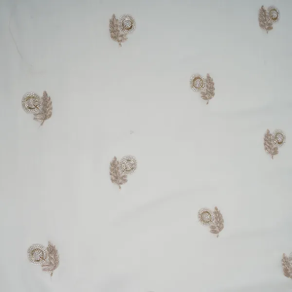 White_Dyeable_Cutdana_Floral_Zari_Embroidery_Georgette_Fabric_Gts_32032_Default_Title