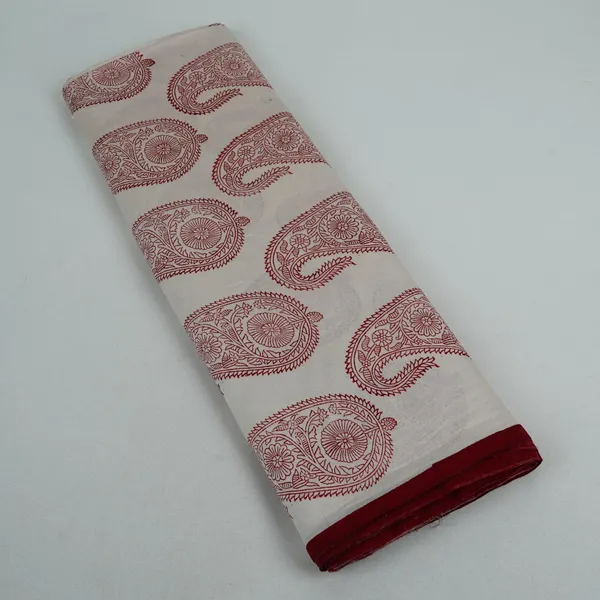 Off_White_With_Maroon_Paisley_Print_Chanderi_Fabric_Cw_32503_Default_Title