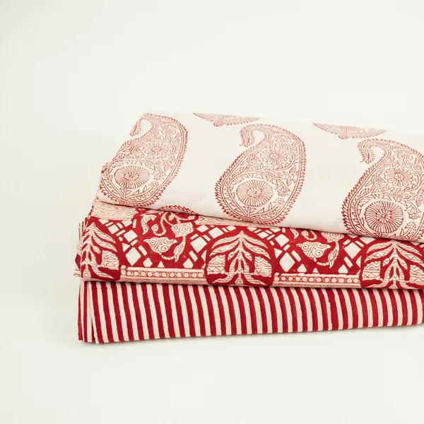 Maroon_With_White_Ajrakh_Print_Chanderi_Fabric_Cw_32504_Default_Title