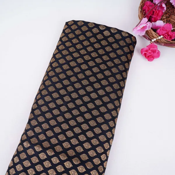 Black_Floral_Buti_Brocade_Fabric_Gt_32672_Default_Title