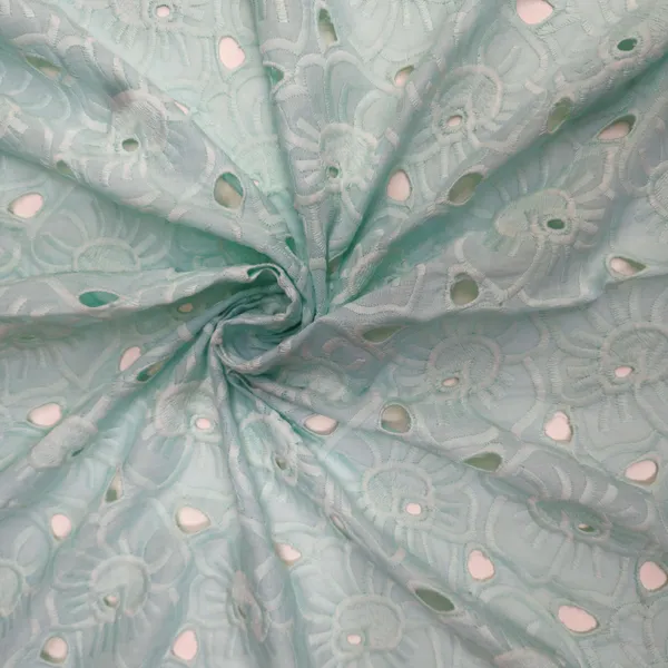 Sea_Green_Floral_Embroidery_Cotton_Schiffli_Fabric_Pgf_16676_Default_Title