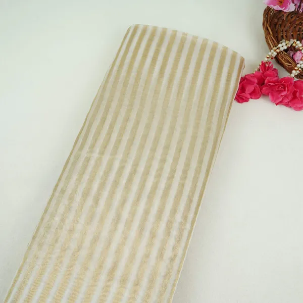 Off_White_Dyeable_Golden_Stripes_Tissue_Fabric_Ac_32447_Default_Title