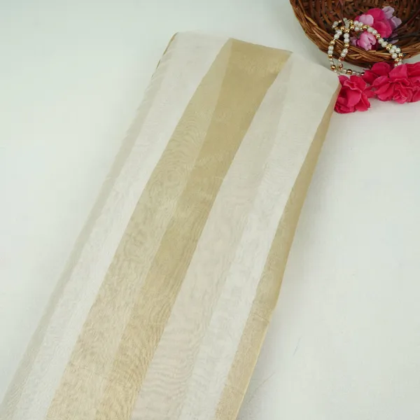 White_Dyeable_Golden_Stripes_Tissue_Fabric_Ac_32448_Default_Title