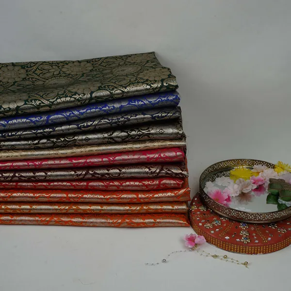 Bottle_Green_Floral_Jaal_Brocade_Fabric_Gt_33223_Default_Title