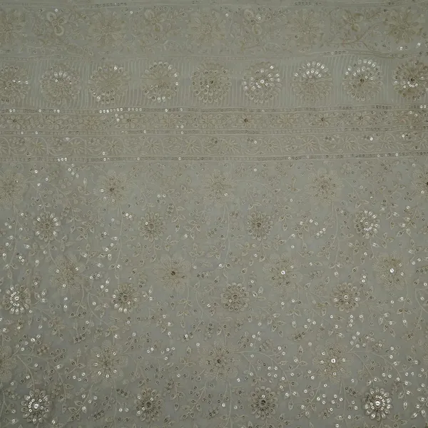 White_Floral_Thread_Sequins_Embroidery_Dyeable_Georgette_Fabric_Tf_33521_Default_Title