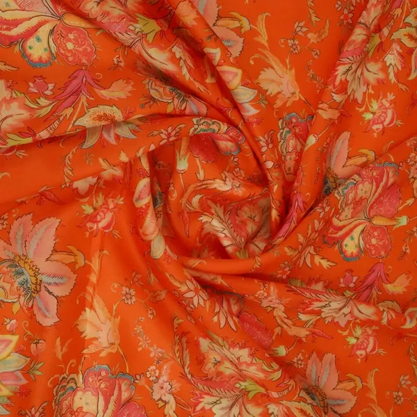 Orange_Floral_Digital_Print_Modal_Satin_Fabric_Mt_33684_Default_Title
