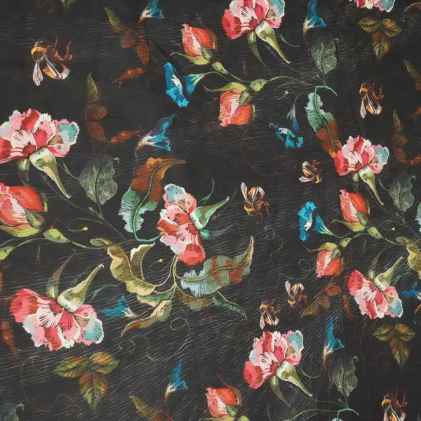 Black_Blue_Floral_Digital_Print_Modal_Satin_Fabric_Mt_33693_Default_Title