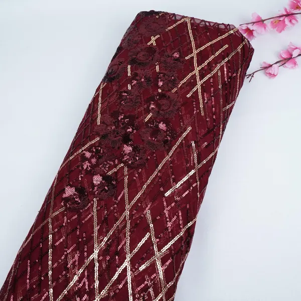 Maroon_Golden_Sequins_Embroidery_Net_Fabric_Tf_34335_Default_Title