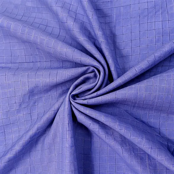 Navy_Blue_Check_Print_Cotton_Shirting_Fabric