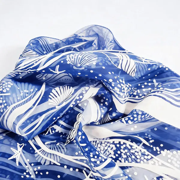 Blue_Sea_Print_Organza_Fabric