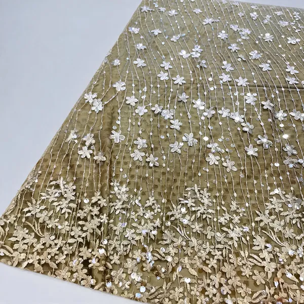 Cream_Brown_Ombre_Floral_Sequins_Embroidery_Net_Fabric