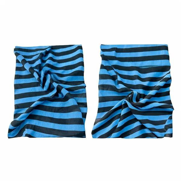 Black_Blue_Stripe_Print_Georgette_Fabric_Tu_5321_2_Mtr