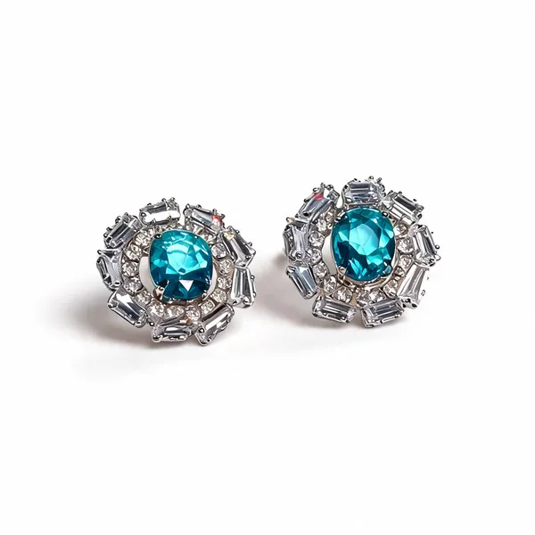 Blue_Brass_Earring_For_Women