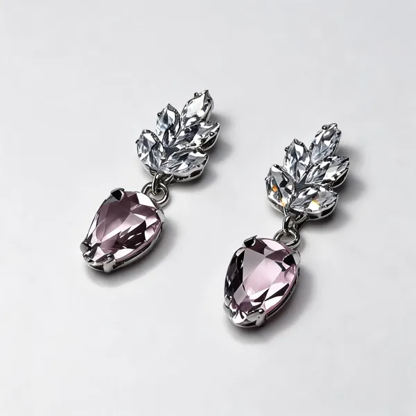 Pink_Brass_Earring_For_Women