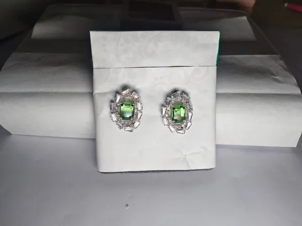 Green_Brass_Earring_For_Women