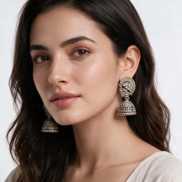 Silver_Brass_Earring_For_Women_Pack_Of_3