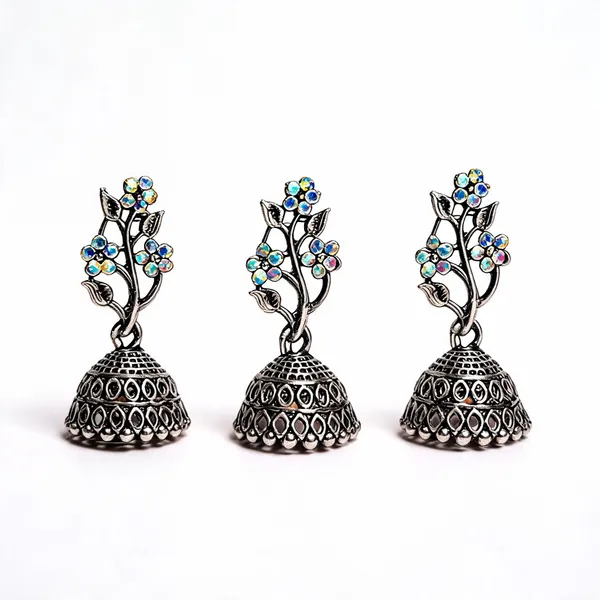 Silver_Brass_Earring_For_Women_Pack_Of_3