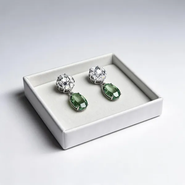 Green_Brass_Earring_For_Women