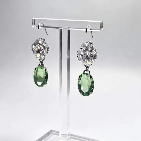 Green_Brass_Earring_For_Women