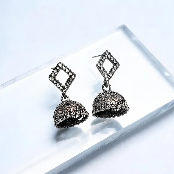 Silver_Brass_Earring_For_Women_Pack_Of_3