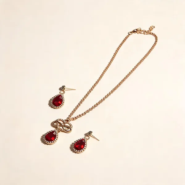Gold_And_Red_Brass_Combo_Earring_And_Pendant_Set_For_Women