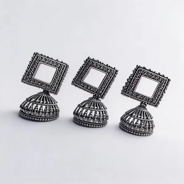 Silver_Brass_Earring_For_Women_Pack_Of_3
