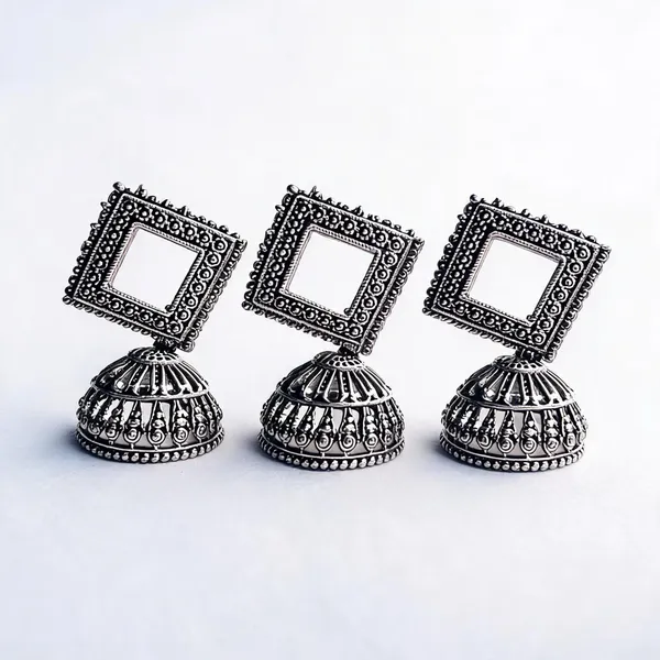Silver_Brass_Earring_For_Women_Pack_Of_3