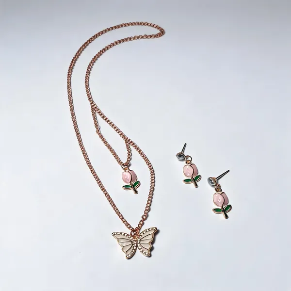 Rose_Gold_Brass_Combo_Earring_And_Pendant_Set_For_Women