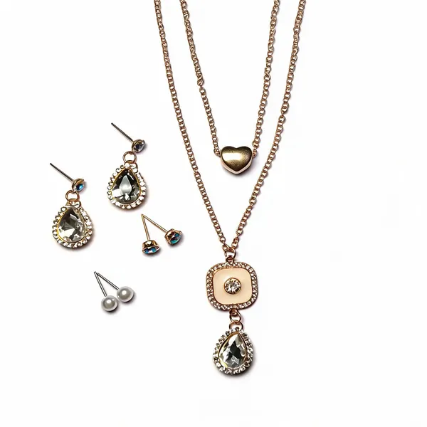 Gold_Brass_Combo_Earring_And_Pendant_Set_For_Women