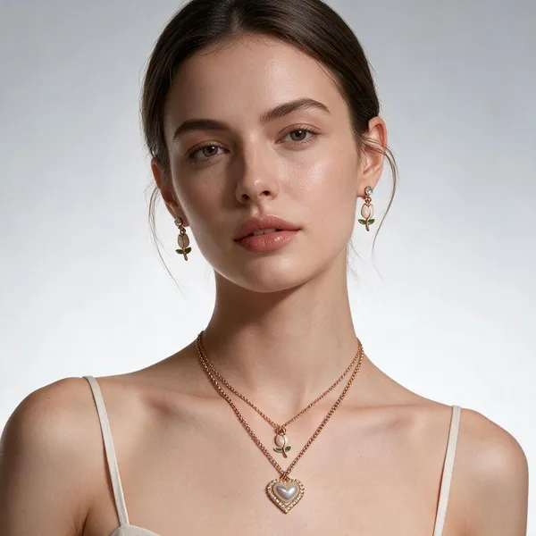 Gold_Brass_Combo_Earring_And_Pendant_Set_For_Women