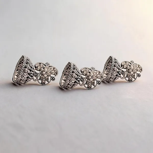 Silver_Brass_Earring_For_Women_Pack_Of_3