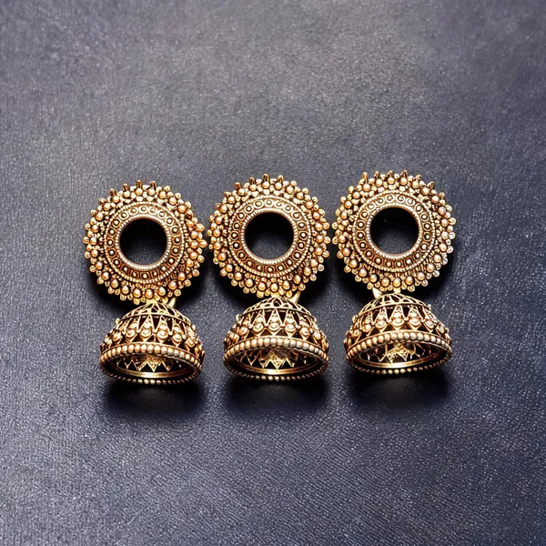 Gold_Brass_Earring_For_Women_Pack_Of_3