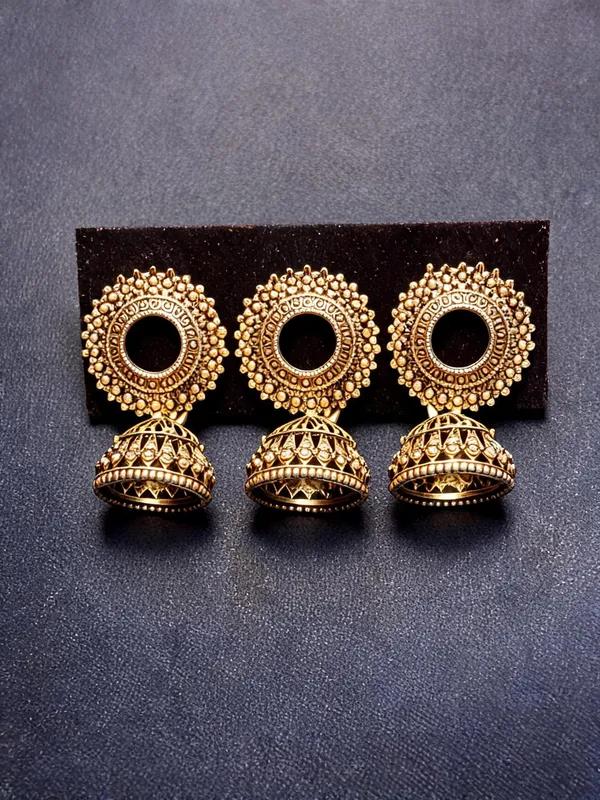 Gold_Brass_Earring_For_Women_Pack_Of_3