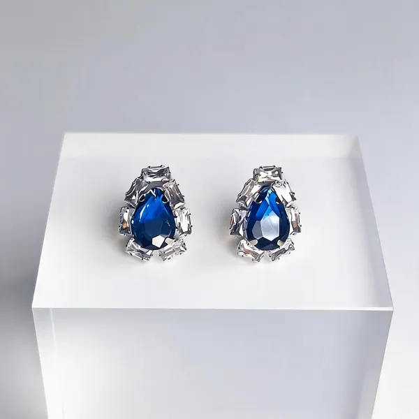 Blue_Brass_Earring_For_Women
