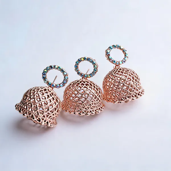 Rose_Gold_Brass_Earring_For_Women_Pack_Of_3