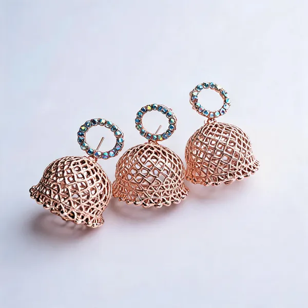 Rose_Gold_Brass_Earring_For_Women_Pack_Of_3