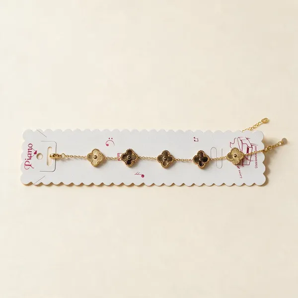 Gold_Tone_Floral_Charm_Bracelet_For_Women_-_Pack_Of_2