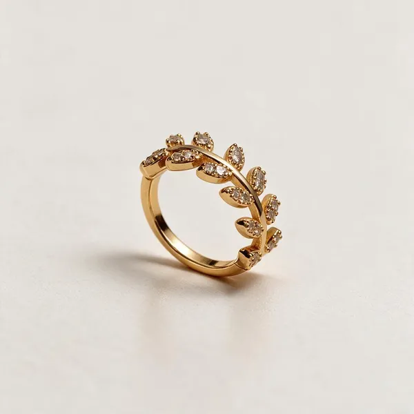 Gold-Toned_Rhinestone_Floral_Ring_For_Women_-_Pack_Of_2