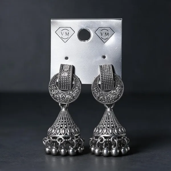 Silver-Tone_Oxidised_Jhumka_Earrings_For_Women_-_Pack_Of_2