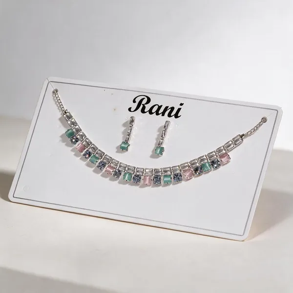 Silver_Tone_Multicolour_Stone_Necklace_Set_For_Women_-_Pack_Of_2