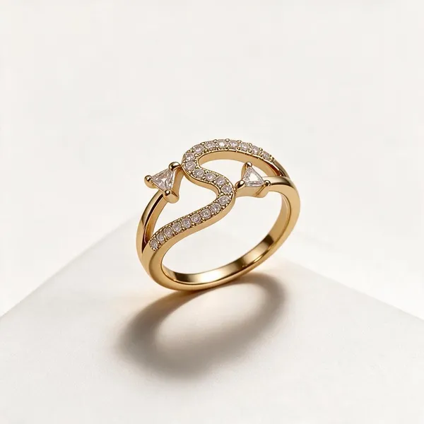 Gold-Toned_Stone_Ring_For_Women_-_Pack_Of_2