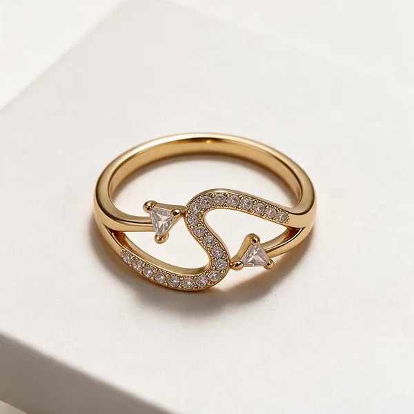 Gold-Toned_Stone_Ring_For_Women_-_Pack_Of_2