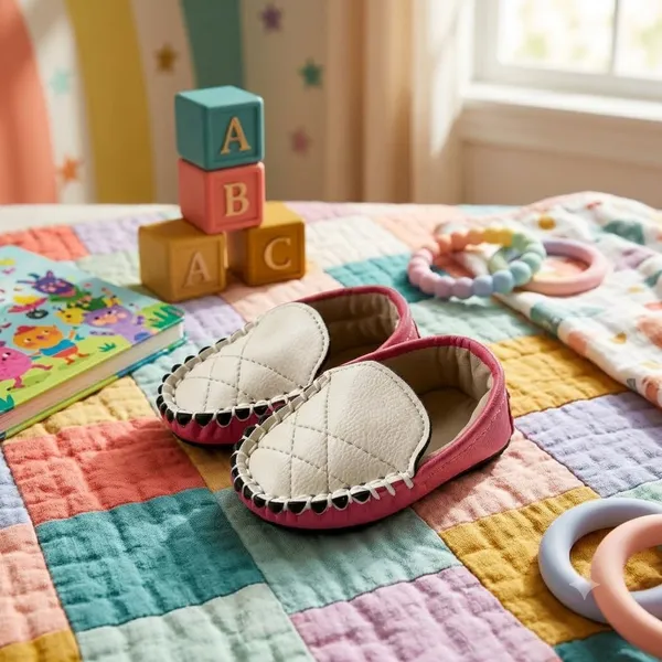 Pink_Rexine_Shoe_For_Kids