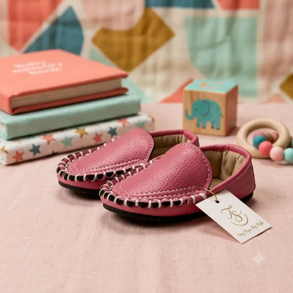 Pink_Rexine_Shoe_For_Kids