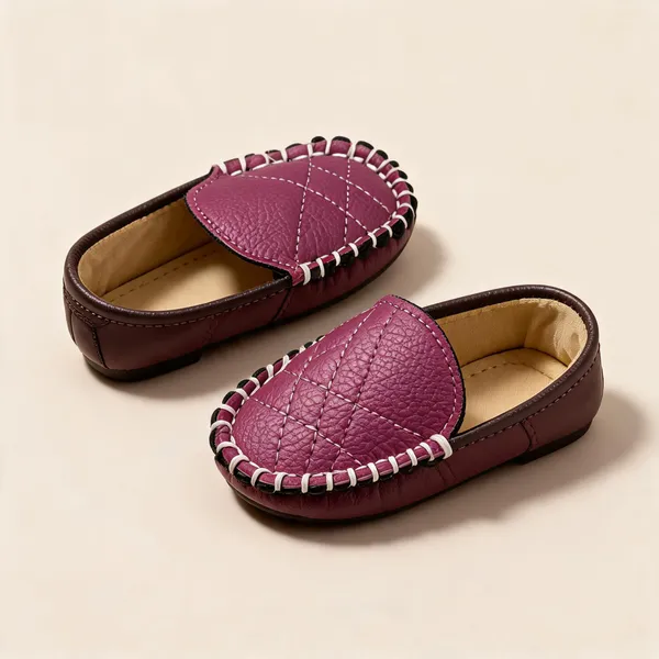 Maroon_Rexine_Shoe_For_Kids