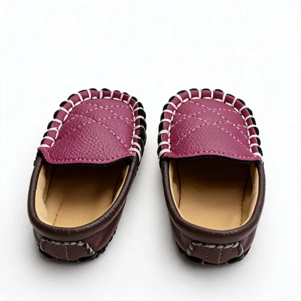 Maroon_Rexine_Shoe_For_Kids