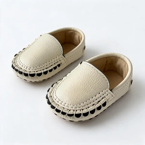 Cream_Rexine_Shoe_For_Kids