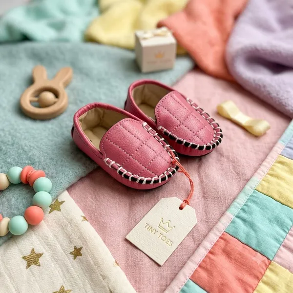 Pink_Rexine_Shoe_For_Kids
