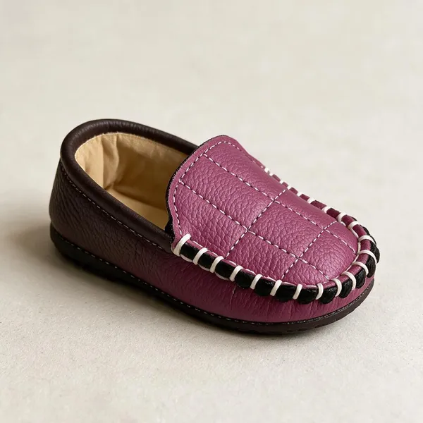 Purple_Rexine_Shoe_For_Kids
