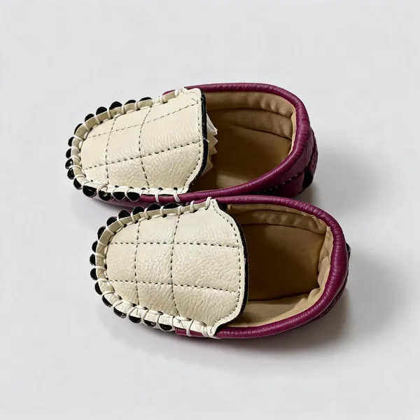Cream_Rexine_Shoe_For_Kids